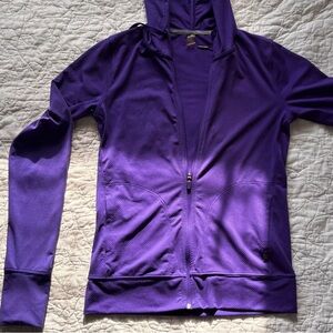Women's Purple Hoodie track jacket